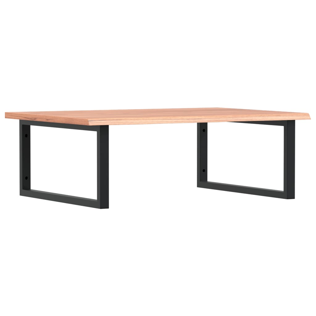 Ράφι Νιπτήρα Τοίχου από Ατσάλι / Μασίφ Ξύλο Δρυός - Pakobazaar