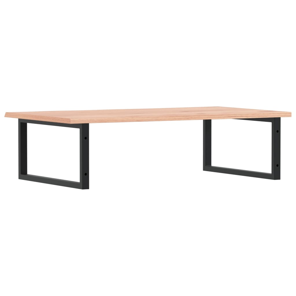 Ράφι Νιπτήρα Τοίχου από Ατσάλι / Μασίφ Ξύλο Δρυός - Pakobazaar