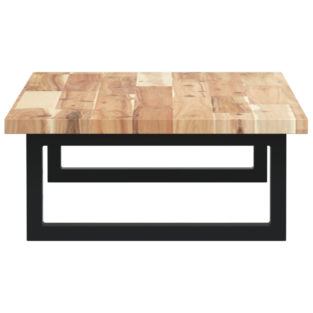 Ράφι Νιπτήρα Τοίχου από Ατσάλι / Μασίφ Ξύλο Ακακίας - Pakobazaar