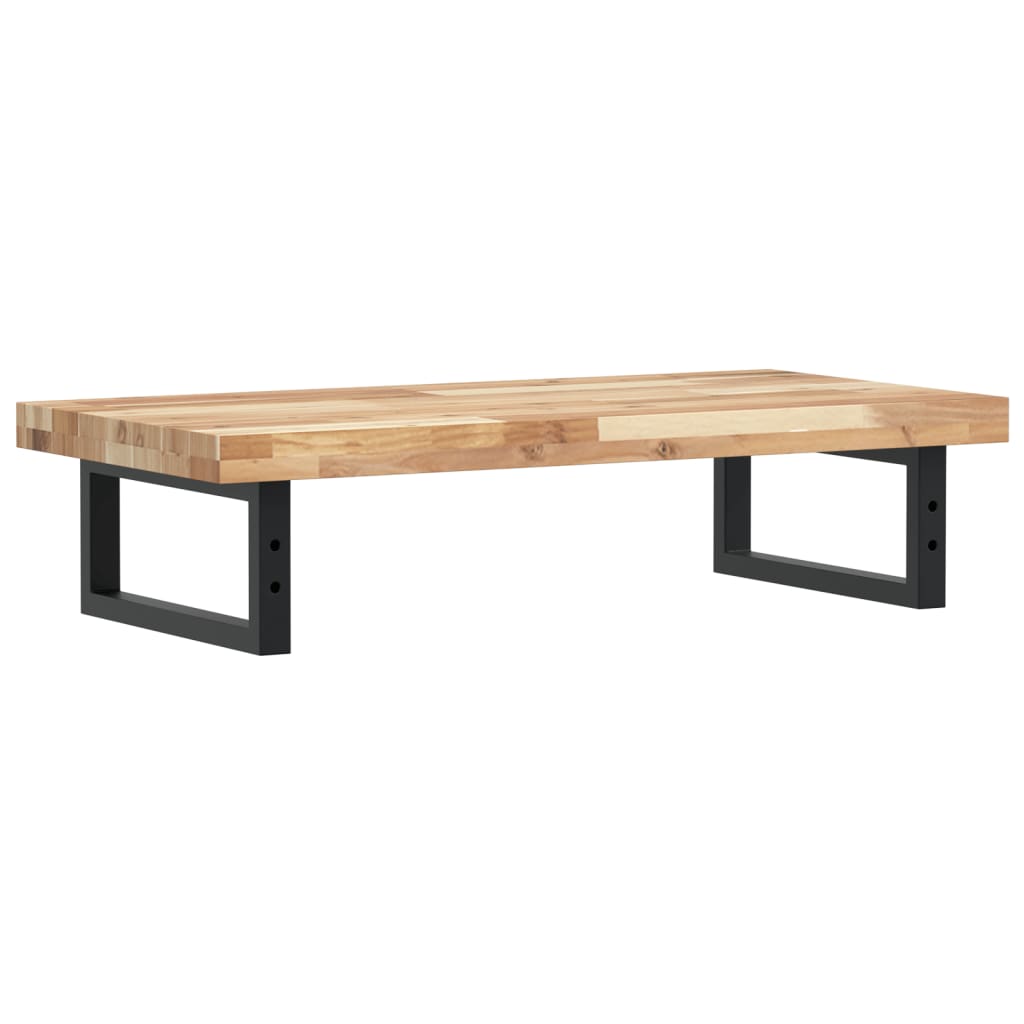 Ράφι Νιπτήρα Τοίχου από Ατσάλι / Μασίφ Ξύλο Ακακίας