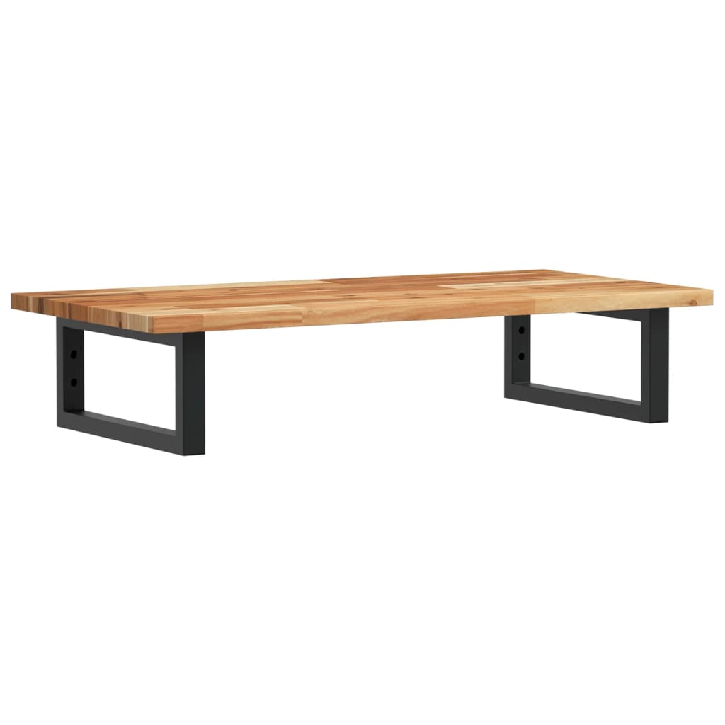 Ράφι Νιπτήρα Τοίχου από Ατσάλι / Μασίφ Ξύλο Ακακίας