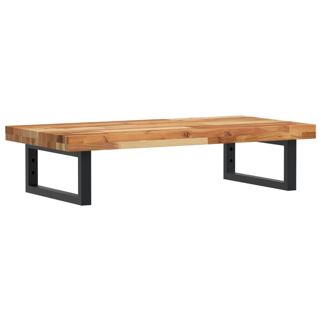 Ράφι Νιπτήρα Τοίχου από Ατσάλι / Μασίφ Ξύλο Ακακίας