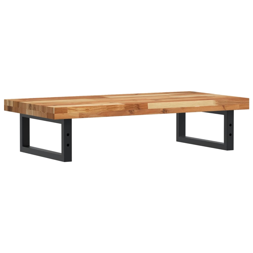 Ράφι Νιπτήρα Τοίχου από Ατσάλι / Μασίφ Ξύλο Ακακίας