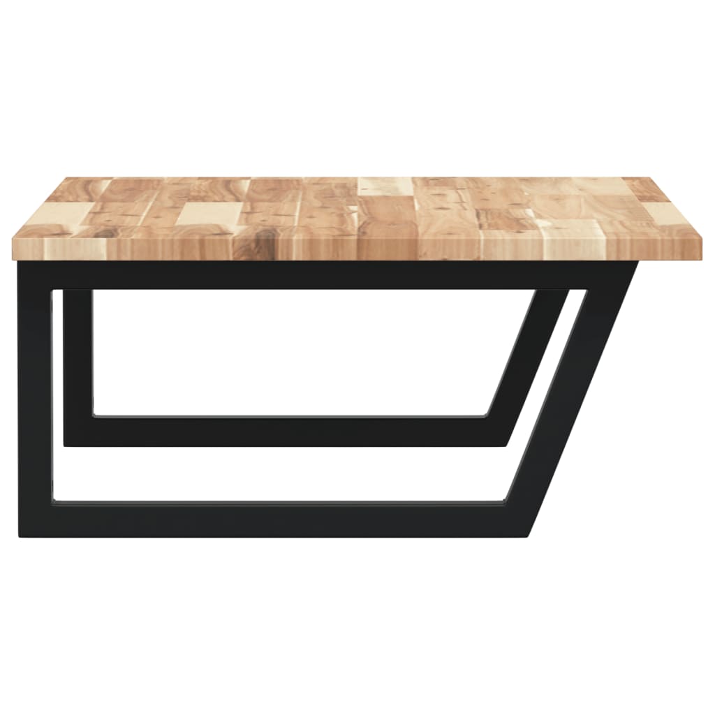 Ράφι Νιπτήρα Τοίχου από Ατσάλι / Μασίφ Ξύλο Ακακίας - Pakobazaar