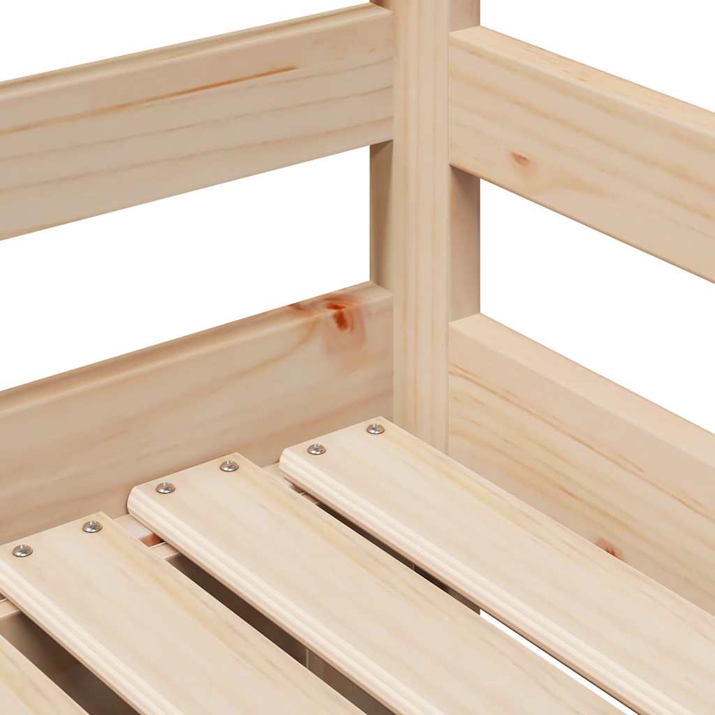 Καναπές Κρεβάτι Συρόμενος Χωρίς Στρώμα 90x200 εκ. & Συρτάρια