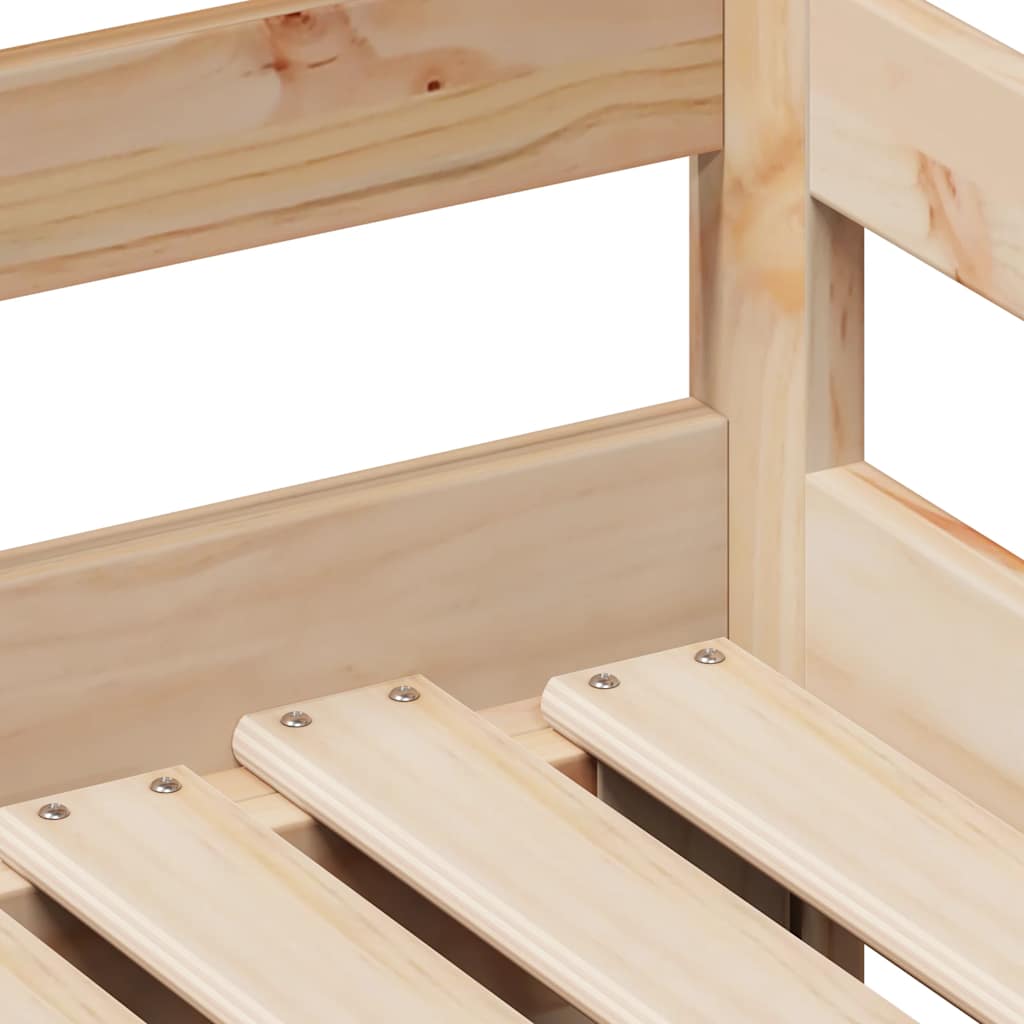 Καναπές Κρεβάτι Συρόμενος Χωρίς Στρώμα 80x200 εκ. & Συρτάρια