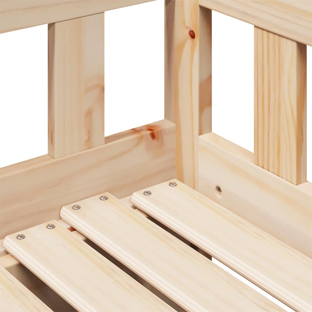 Καναπές Κρεβάτι Συρόμενος Χωρίς Στρώμα 90x200 εκ. & Συρτάρια