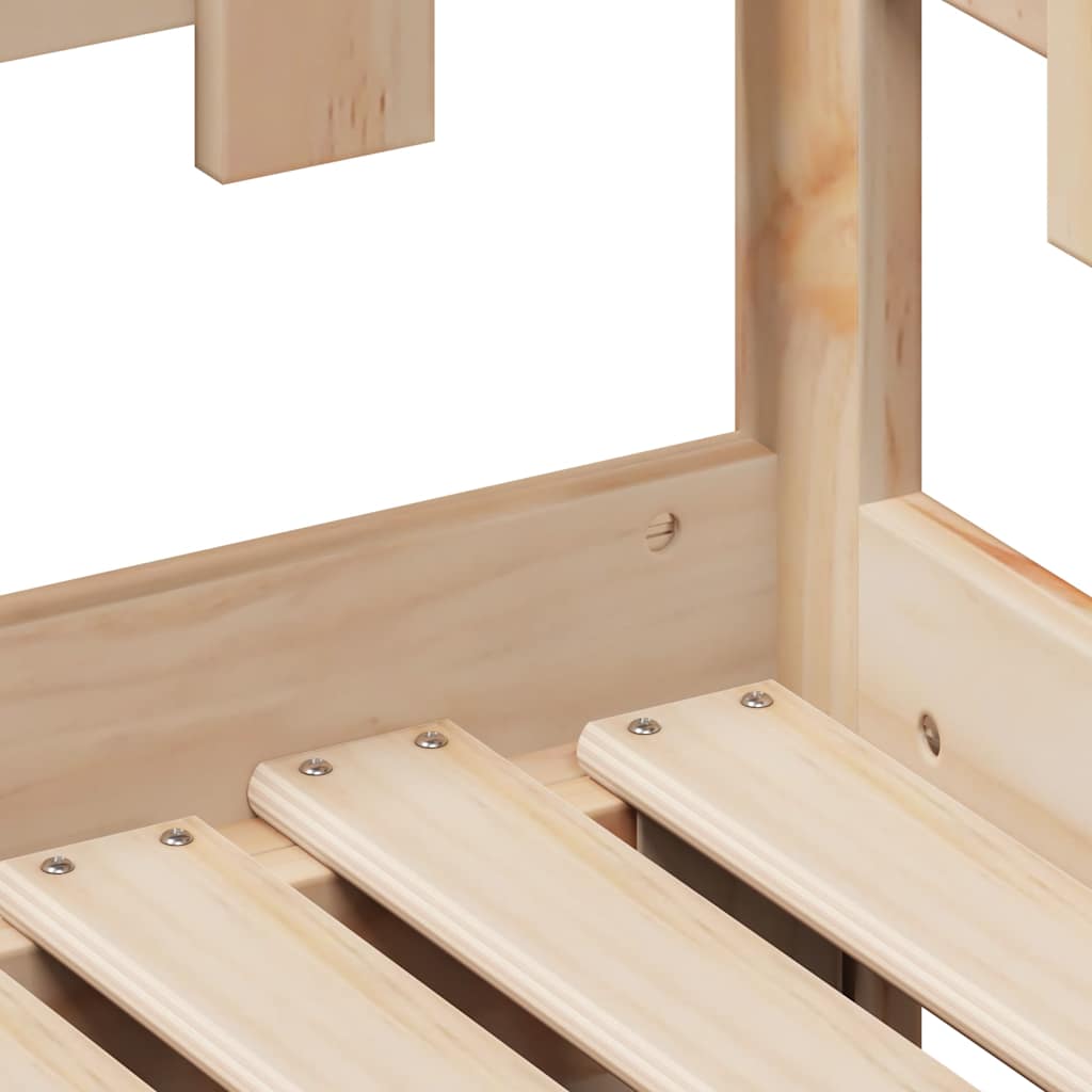 Καναπές Κρεβάτι Συρόμενος Χωρίς Στρώμα 90x200 εκ. & Συρτάρια