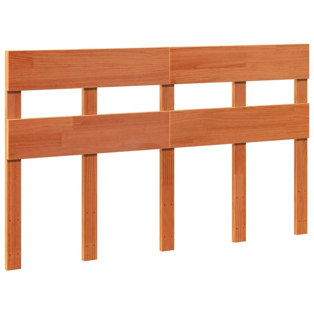 Σκελετός Κρεβ. Χωρίς Στρώμα Καφέ Κεριού 150x200 εκ Μασίφ Πεύκο