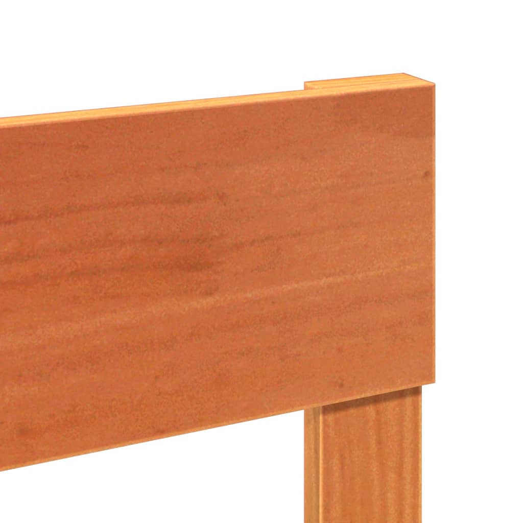 Σκελετός Κρεβ. Χωρίς Στρώμα Καφέ Κεριού 150x200 εκ Μασίφ Πεύκο