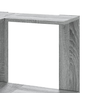 Βιβλιοθήκη Γωνιακή 5 Επ. Γκρι Sonoma 50x50x179 εκ Επεξ. Ξύλο - Pakobazaar