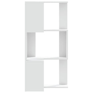 Βιβλιοθήκη Γωνιακή 3 Επ. Λευκή 50x50x102εκ Επεξ. Ξύλο - Pakobazaar