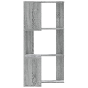 Βιβλιοθήκη Γωνιακή 3 Επ. Γκρι Sonoma 50x50x102εκ Επεξ. Ξύλο - Pakobazaar