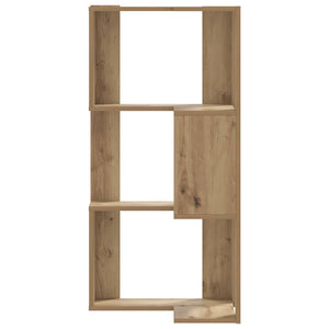Βιβλιοθήκη Γωνιακή 3 Επ. Αρτισιανή Δρυς 50x50x102εκ Επεξ. Ξύλο