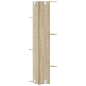 Γωνιακή Ραφιέρα Τοίχου Sonoma Δρυς 50x50x179 εκ. Επεξ. Ξύλο
