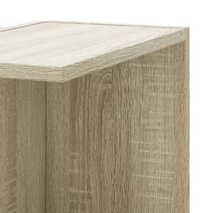 Γωνιακή Ραφιέρα Τοίχου Sonoma Δρυς 50x50x179 εκ. Επεξ. Ξύλο