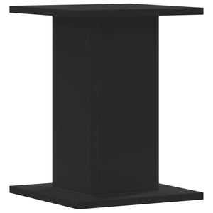 Βάσεις Ηχείων 2 Τεμ. Μαύρες 30x30x40 εκ. Επεξ. Ξύλο