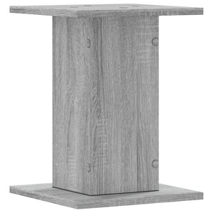 Βάσεις Ηχείων 2 Τεμ. Γκρι Sonoma 30x30x40εκ. Επεξεργασμένο Ξύλο