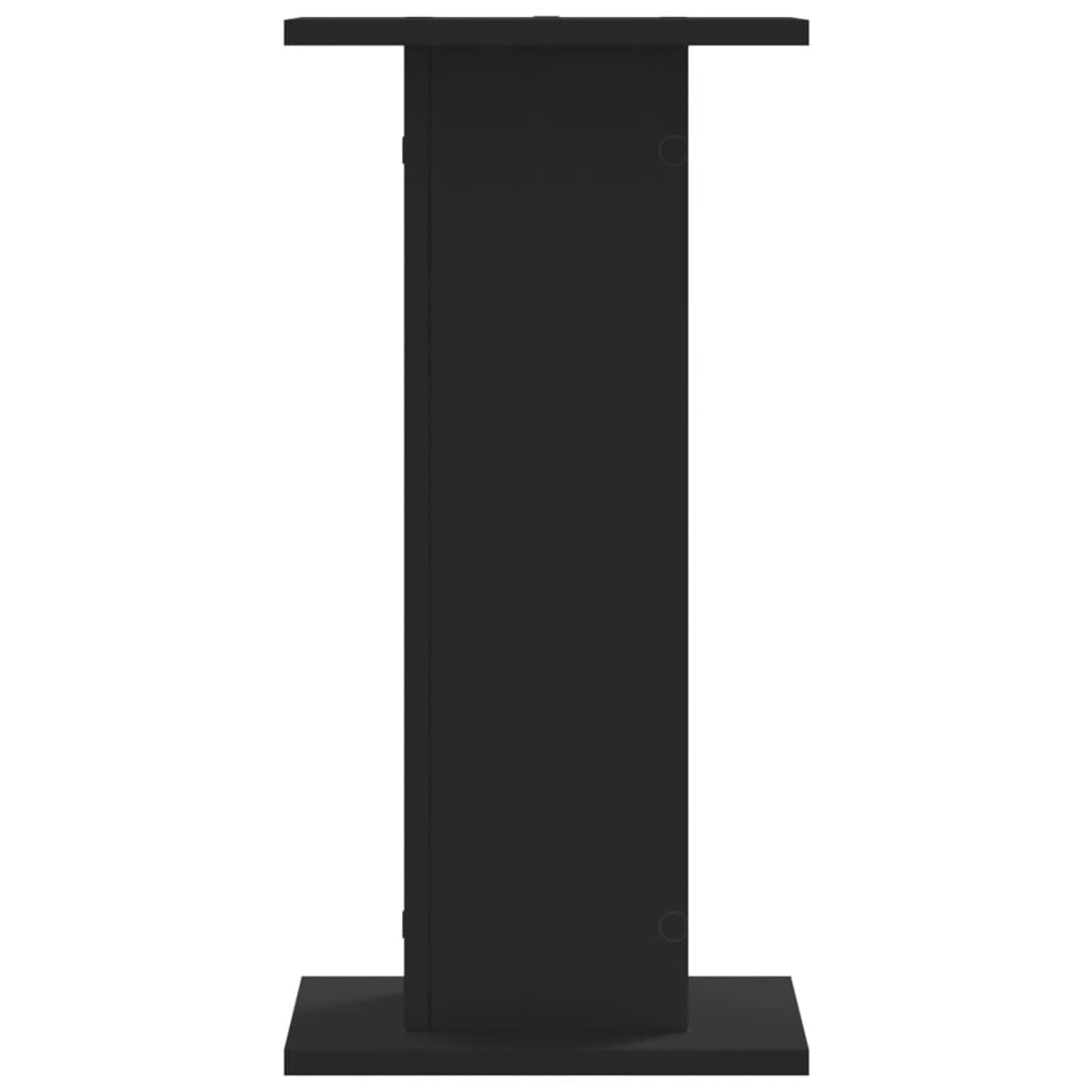 Βάσεις Ηχείων 2 Τεμ. Μαύρες 30x30x60 εκ. Επεξ. Ξύλο - Pakobazaar