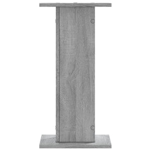 Βάσεις Ηχείων 2 Τεμ. Γκρι Sonoma 30x30x60εκ. Επεξεργασμένο Ξύλο - Pakobazaar
