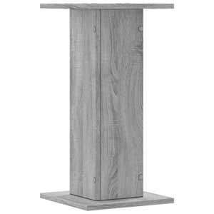 Βάσεις Ηχείων 2 Τεμ. Γκρι Sonoma 30x30x60εκ. Επεξεργασμένο Ξύλο - Pakobazaar