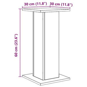 Βάσεις Ηχείων 2 τεμ. Αρτισιανή Δρυς 30x30x60 εκ. Επεξ. Ξύλο - Pakobazaar