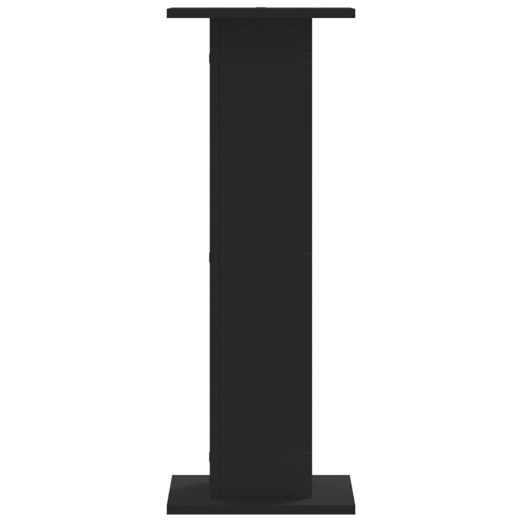 Βάσεις Ηχείων 2 Τεμ. Μαύρες 30x30x95 εκ. Επεξ. Ξύλο - Pakobazaar