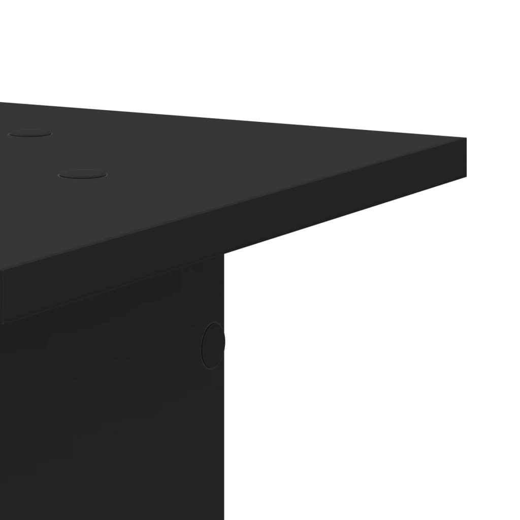 Βάσεις Ηχείων 2 Τεμ. Μαύρες 30x30x95 εκ. Επεξ. Ξύλο - Pakobazaar