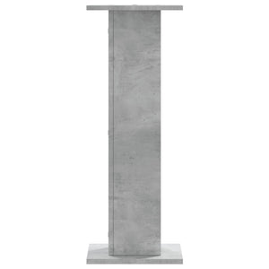 Βάσεις Ηχείων 2 Τεμ. Γκρι Σκυρ. 30x30x80 εκ. Επεξ. Ξύλο