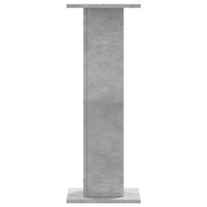 Βάσεις Ηχείων 2 Τεμ. Γκρι Σκυρ. 30x30x80 εκ. Επεξ. Ξύλο