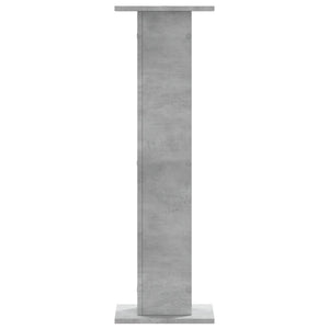 Βάσεις Ηχείων 2 Τεμ. Γκρι Σκυρ. 30x30x95 εκ. Επεξ. Ξύλο - Pakobazaar