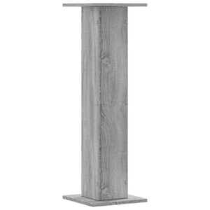 Βάσεις Ηχείων 2 Τεμ. Γκρι Sonoma 30x30x95εκ. Επεξεργασμένο Ξύλο - Pakobazaar