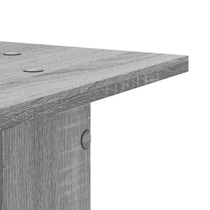 Βάσεις Ηχείων 2 Τεμ. Γκρι Sonoma 30x30x95εκ. Επεξεργασμένο Ξύλο - Pakobazaar