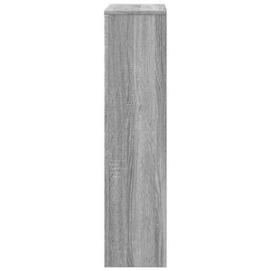 Κάλυμμα Καλοριφέρ Γκρι Sonoma 78x20x82 εκ Επεξεργασμένο Ξύλο