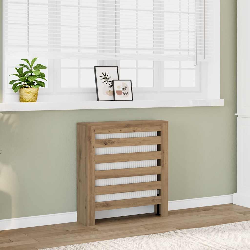 Κάλυμμα Καλοριφέρ Αρτισιανή Δρυς 78x20x82 εκ Επεξεργασμένο Ξύλο - Pakobazaar