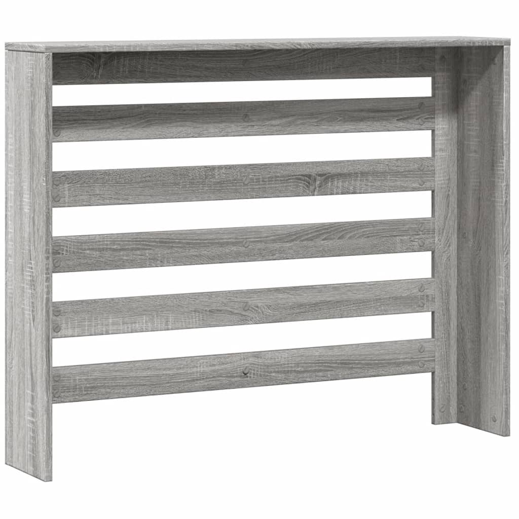 Κάλυμμα Καλοριφέρ Γκρι Sonoma 104x20x82εκ Επεξεργασμένο Ξύλο - Pakobazaar