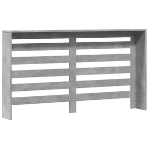 Κάλυμμα Καλοριφέρ Γκρι Σκυροδέματος 149x20x82 εκ. Επεξ. Ξύλο - Pakobazaar