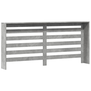 Κάλυμμα Καλοριφέρ Γκρι Σκυροδέματος 175x20x82 εκ. Επεξ. Ξύλο - Pakobazaar