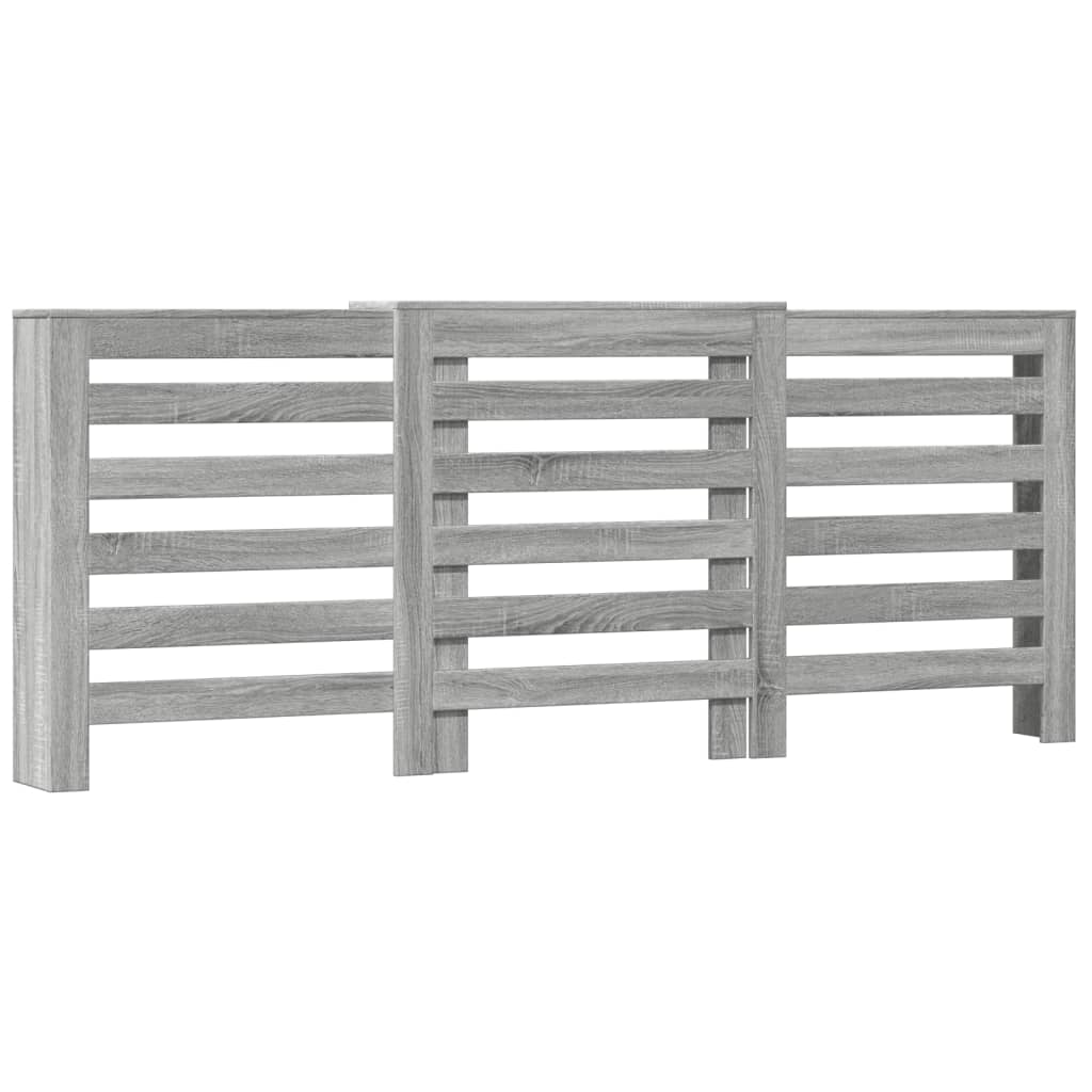 Κάλυμμα Καλοριφέρ Γκρι Sonoma 205x21,5x83,5 εκ Επεξ. Ξύλο