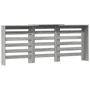 Κάλυμμα Καλοριφέρ Γκρι Sonoma 205x21,5x83,5 εκ Επεξ. Ξύλο