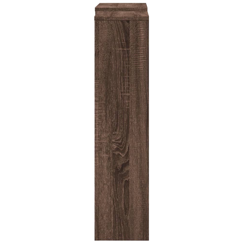 Κάλυμμα Καλοριφέρ Καφέ Δρυς 205x21,5x83,5εκ. Επεξεργασμένο Ξύλο - Pakobazaar
