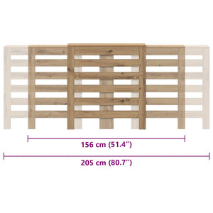 Κάλυμμα Καλοριφέρ Αρτισιανή Δρυς 205x21,5x83,5 εκ Επεξ. Ξύλο - Pakobazaar