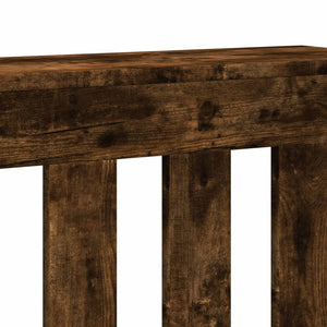 Κάλυμμα Καλοριφέρ Καπνιστή Δρυς 78x20x82 εκ. Επεξεργασμένο Ξύλο
