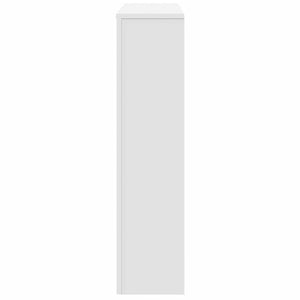 Κάλυμμα Καλοριφέρ Λευκό 149x20x82 εκ. από Επεξεργασμένο Ξύλο - Pakobazaar