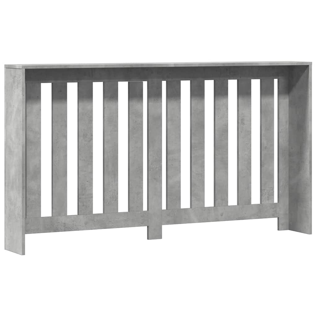 Κάλυμμα Καλοριφέρ Γκρι Σκυροδέματος 149x20x82 εκ. Επεξ. Ξύλο - Pakobazaar