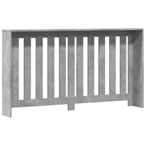 Κάλυμμα Καλοριφέρ Γκρι Σκυροδέματος 149x20x82 εκ. Επεξ. Ξύλο - Pakobazaar