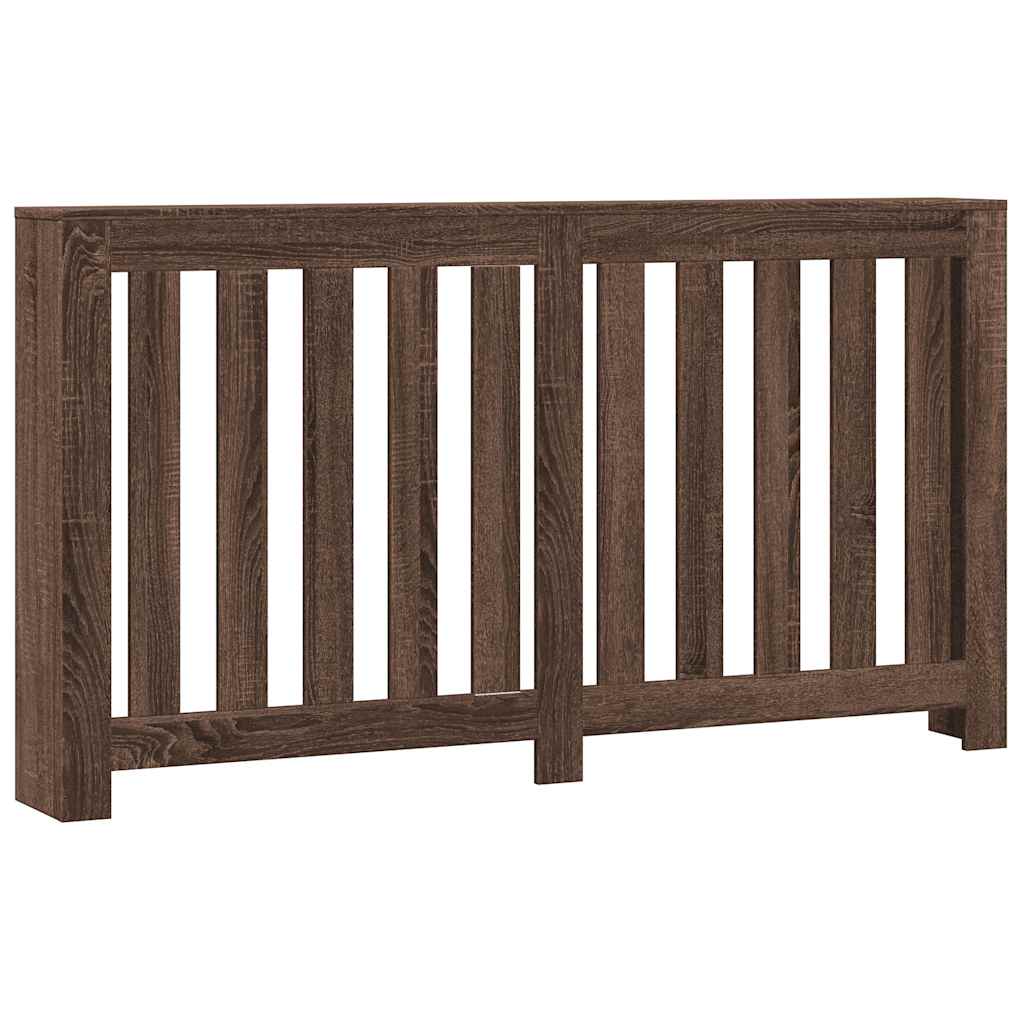 Κάλυμμα Καλοριφέρ Καφέ Δρυς 149x20x82 εκ. Επεξεργασμένο Ξύλο - Pakobazaar