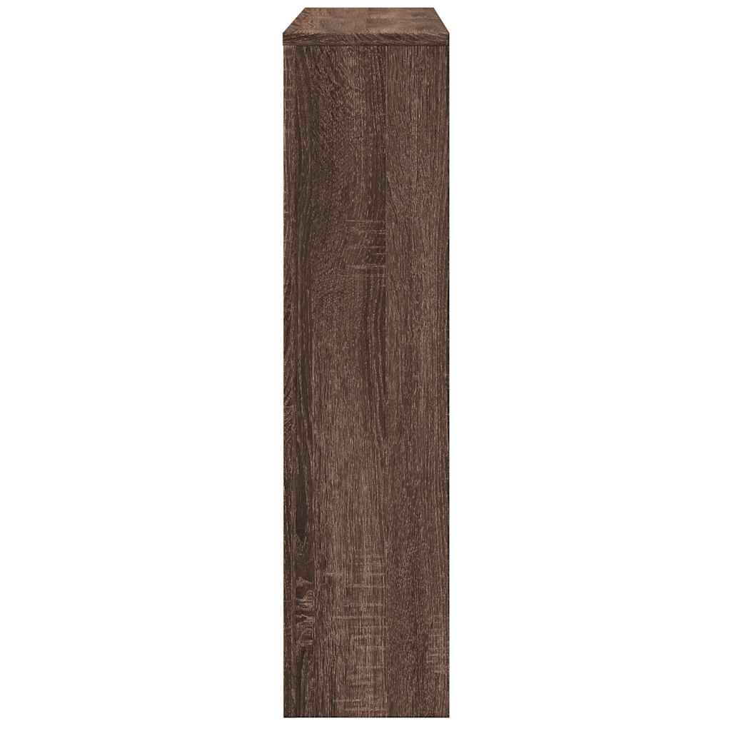 Κάλυμμα Καλοριφέρ Καφέ Δρυς 149x20x82 εκ. Επεξεργασμένο Ξύλο