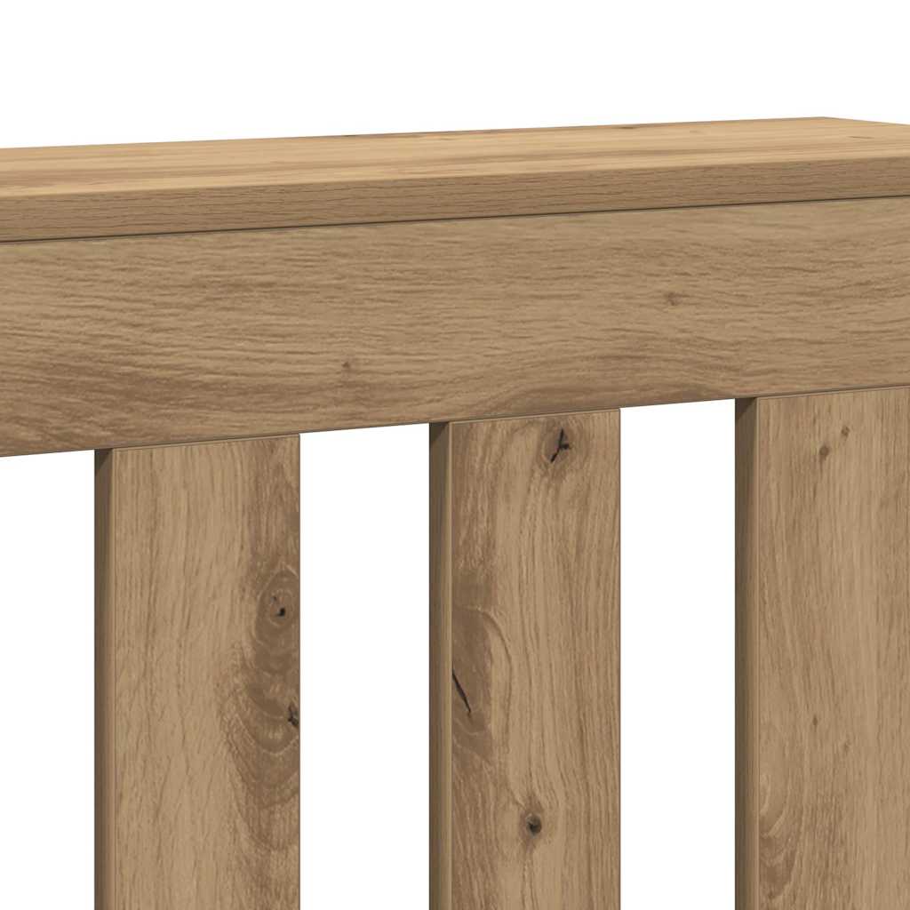 Κάλυμμα Καλοριφέρ Αρτισιανή Δρυς 149x20x82εκ Επεξεργασμένο Ξύλο - Pakobazaar