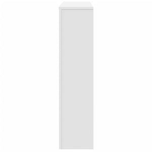 Κάλυμμα Καλοριφέρ Λευκό 175x20x82 εκ. από Επεξεργασμένο Ξύλο - Pakobazaar